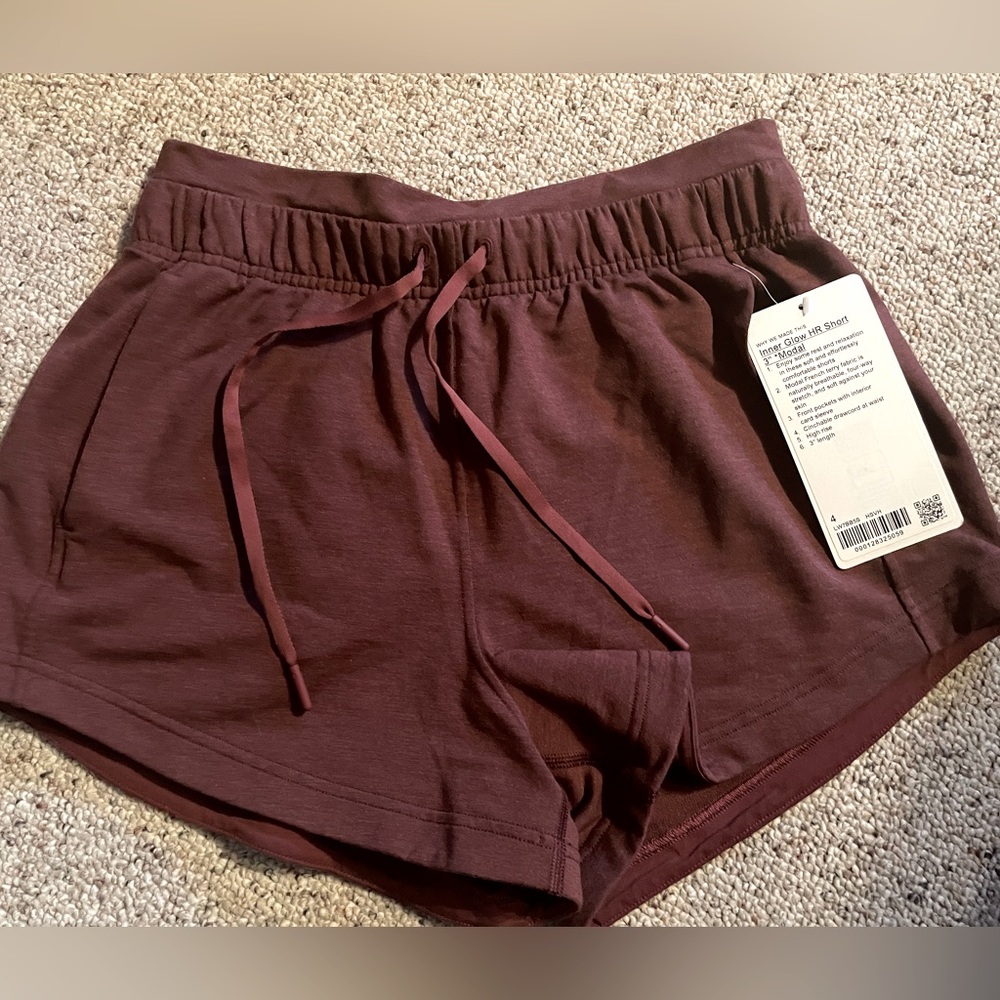 Lululemon Inner Glow Shorts -NWT